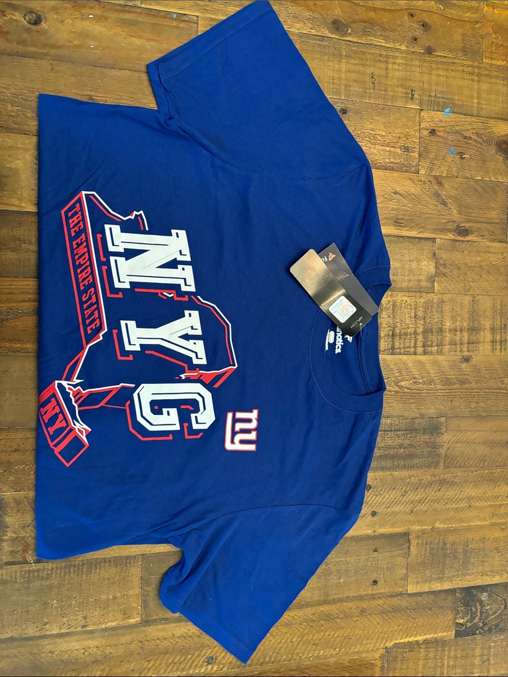 Fanatics Royal Blue NYG Graphic Short Sleeve Tee